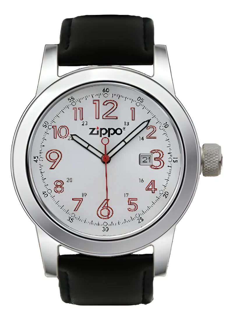 Relógio Zippo Prata/Preto - 45002-RG
